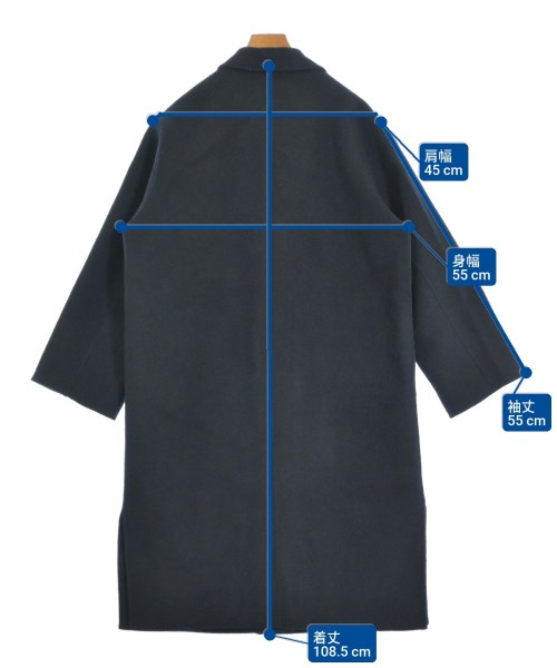 SLOBE IENA（スローブイエナ）チェスターコート 紺 サイズ:36(S位) レディース/2200671371012