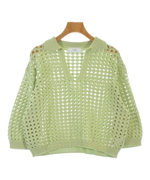 SLOBE IENA(スローブイエナ)ニット・セーター 緑 サイズ:F/2200672070068
