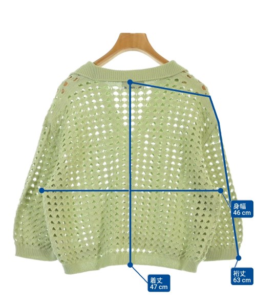 SLOBE IENA（スローブイエナ）ニット・セーター 緑 サイズ:F レディース/2200672070068