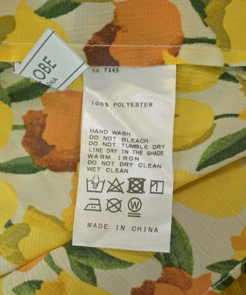 SLOBE IENA（スローブイエナ）ブラウス 黄 サイズ:-(XL位) レディース/2200674104099