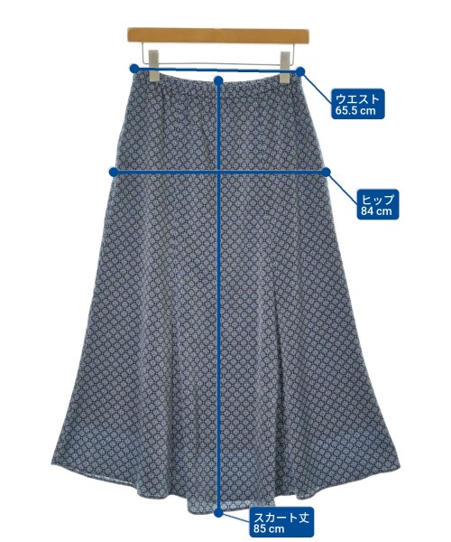 SLOBE IENA（スローブイエナ）ロング・マキシ丈スカート 青 サイズ:38(M位) レディース/2200672439056