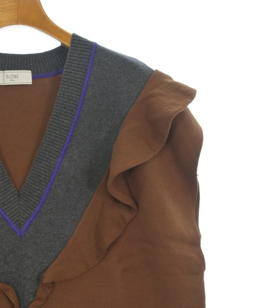 SLOBE IENA（スローブイエナ）ベスト/ノースリーブ 茶 サイズ:F レディース/2200673250063
