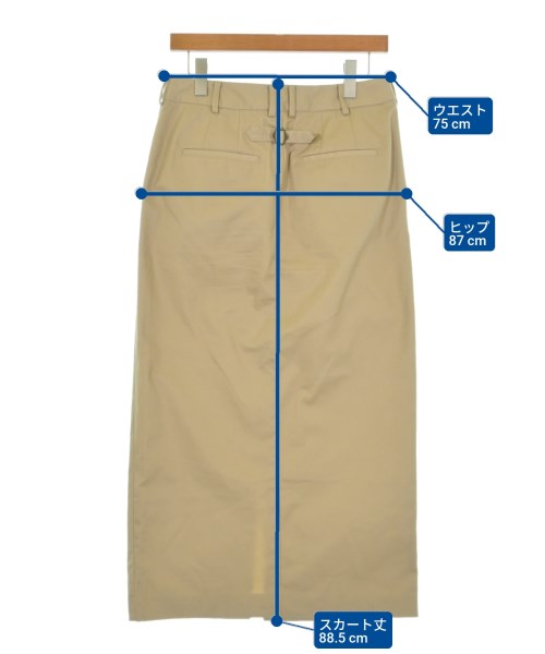 SLOBE IENA（スローブイエナ）ロング・マキシ丈スカート ベージュ サイズ:38(M位) レディース/2200675008044