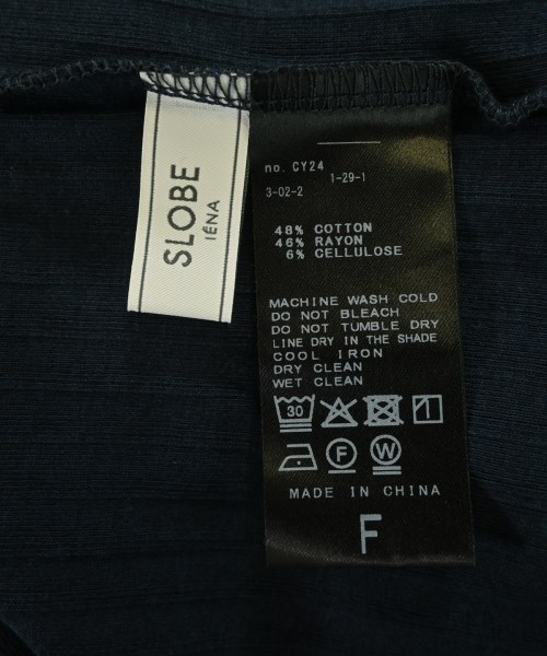 SLOBE IENA（スローブイエナ）Tシャツ・カットソー 紺 サイズ:F レディース/2200672040122