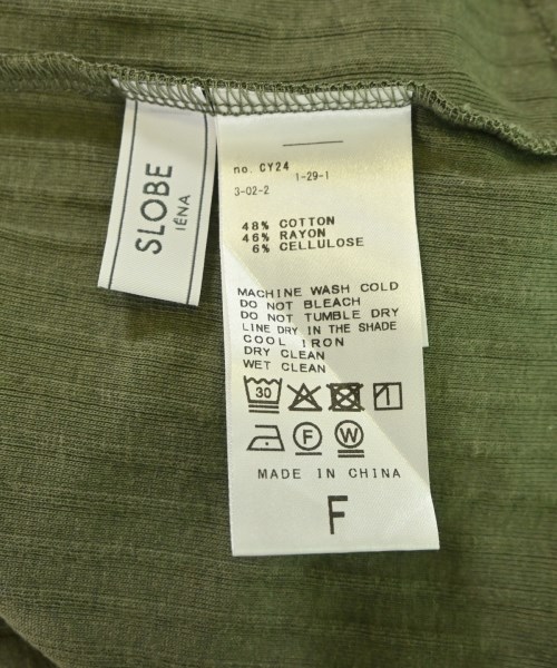 SLOBE IENA（スローブイエナ）Tシャツ・カットソー カーキ サイズ:F レディース/2200672040139