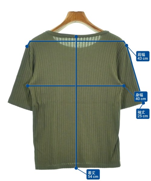 SLOBE IENA（スローブイエナ）Tシャツ・カットソー カーキ サイズ:F レディース/2200672040139