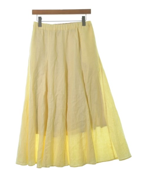 SLOBE IENA（スローブイエナ）ロング・マキシ丈スカート 黄 サイズ:38(M位) レディース/2200676585049
