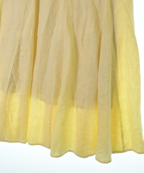 SLOBE IENA（スローブイエナ）ロング・マキシ丈スカート 黄 サイズ:38(M位) レディース/2200676585049