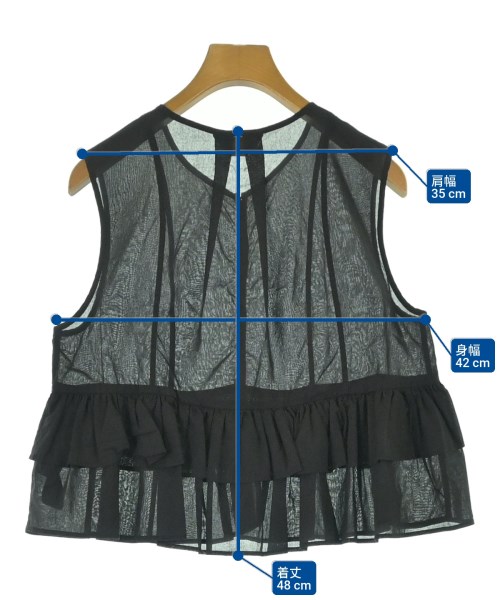 SLOBE IENA（スローブイエナ）ブラウス 黒 サイズ:F レディース/2200678243084