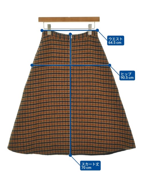 SLOBE IENA（スローブイエナ）ロング・マキシ丈スカート オレンジ サイズ:38(M位) レディース/2200672869174