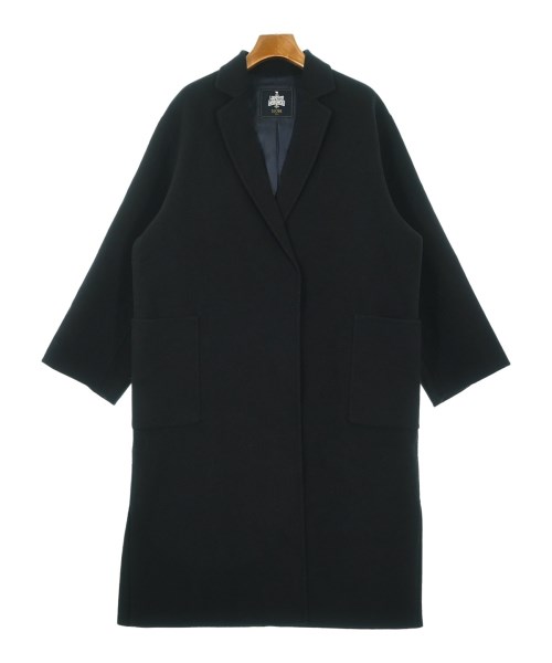 SLOBE IENA(スローブイエナ)チェスターコート 紺 サイズ:38(M位)/2200675756013