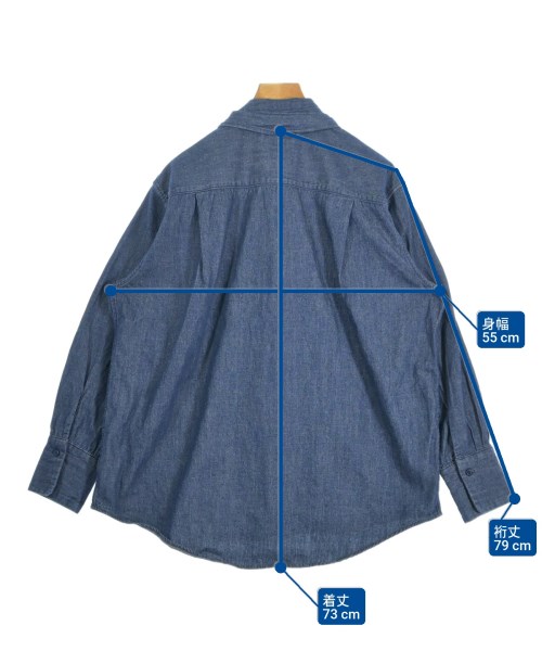 SLOBE IENA（スローブイエナ）カジュアルシャツ 青 サイズ:F レディース/2200678868027