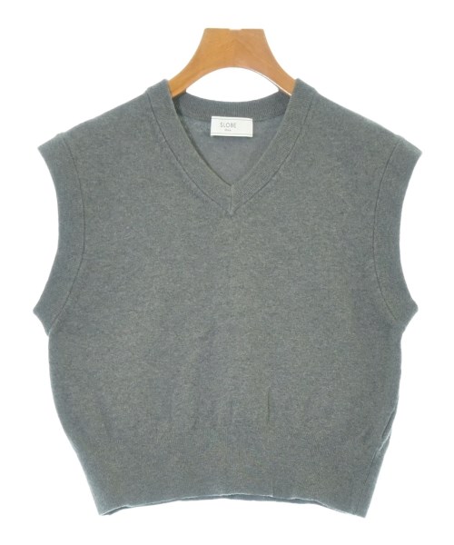 SLOBE IENA(スローブイエナ)ベスト グレー サイズ:-(M位)/2200678868034