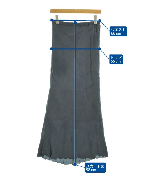 SLOBE IENA（スローブイエナ）ロング・マキシ丈スカート 紺 サイズ:-(M位) レディース/2200674441057