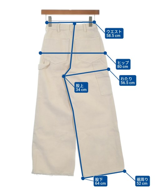 SLOBE IENA（スローブイエナ）デニムパンツ 白 サイズ:36(S位) レディース/2200676112061