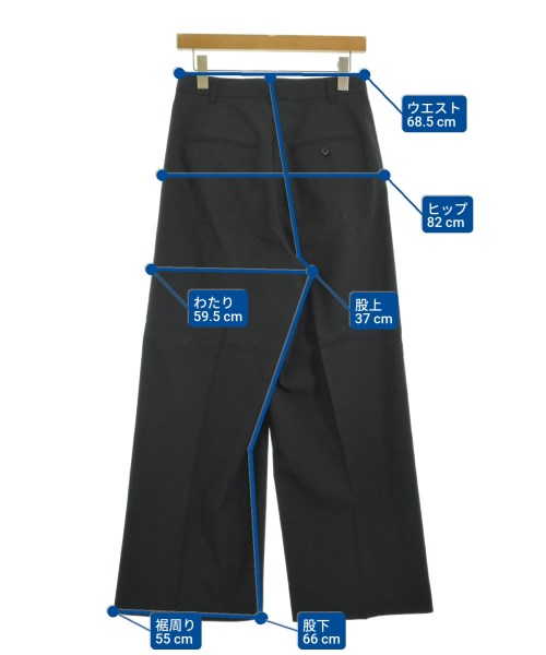 SLOBE IENA（スローブイエナ）スラックス 黒 サイズ:38(M位) レディース/2200676997033