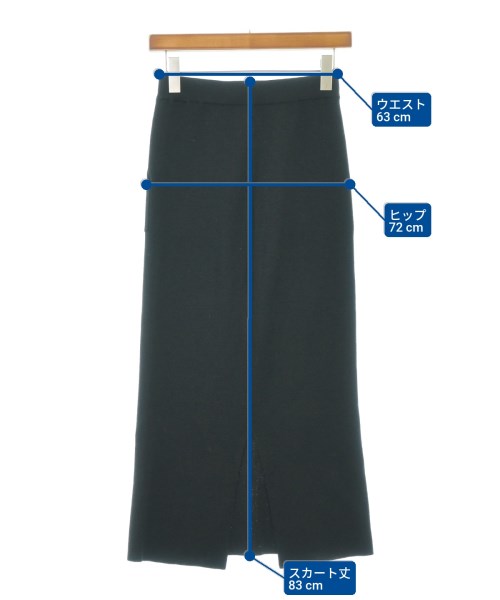 SLOBE IENA（スローブイエナ）ロング・マキシ丈スカート 黒 サイズ:36(S位) レディース/2200678008171