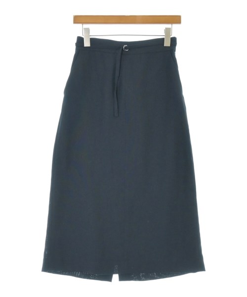 SLOBE IENA(スローブイエナ)ロング・マキシ丈スカート 紺 サイズ:38(M位)/2200675360029