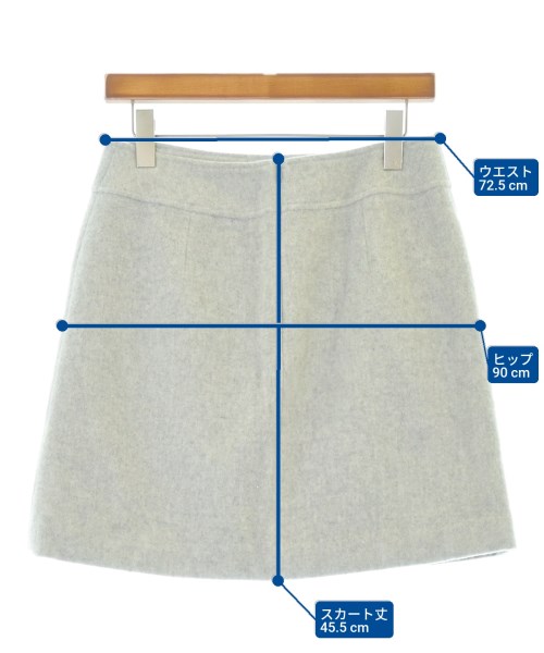 SLOBE IENA（スローブイエナ）ミニスカート グレー サイズ:38(M位) レディース/2200675655026