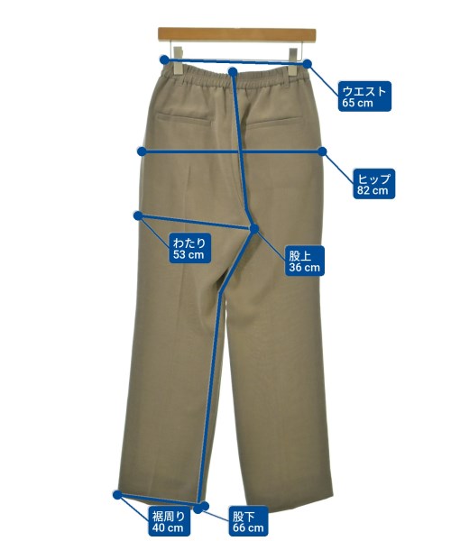 SLOBE IENA（スローブイエナ）スラックス ベージュ サイズ:38(M位) レディース/2200674455030