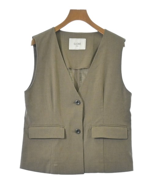 SLOBE IENA(スローブイエナ)ベスト カーキ サイズ:-(XL位)/2200675004022