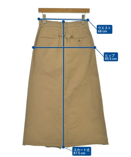 SLOBE IENA（スローブイエナ）ロング・マキシ丈スカート ベージュ サイズ:38(M位) レディース/2200680720030