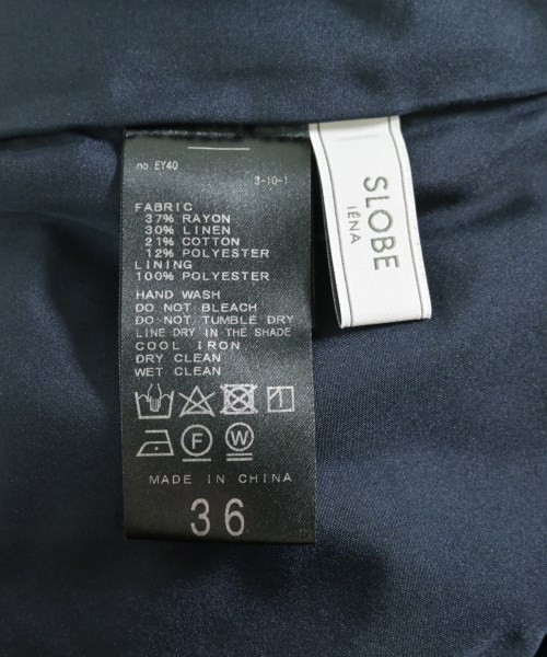 SLOBE IENA（スローブイエナ）その他 紺 サイズ:36(S位) レディース/2200693436089