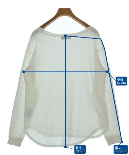 SLOBE IENA（スローブイエナ）Tシャツ・カットソー 白 サイズ:F レディース/2200689593116