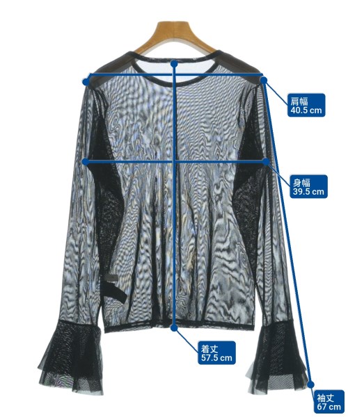 SLOBE IENA（スローブイエナ）Tシャツ・カットソー 黒 サイズ:-(M位) レディース/2200690488296
