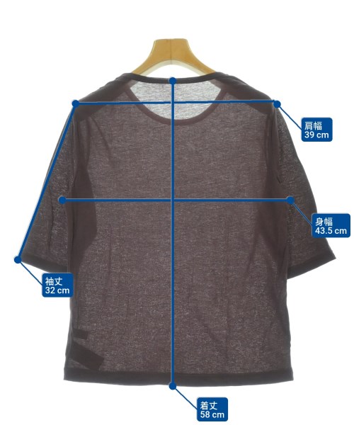 SLOBE IENA（スローブイエナ）Tシャツ・カットソー 茶 サイズ:F レディース/2200694375097