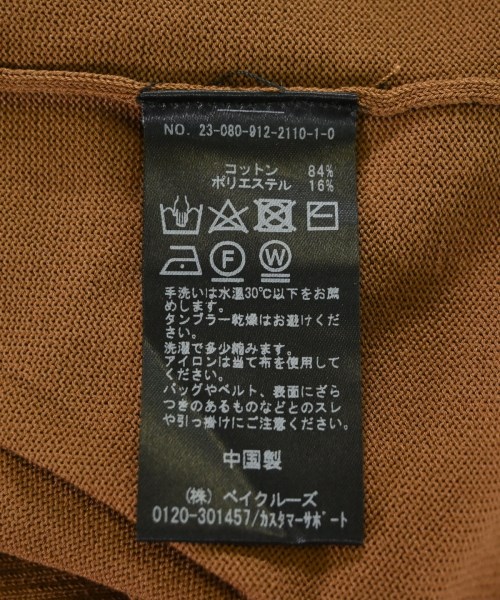 SLOBE IENA（スローブイエナ）ニット・セーター 茶 サイズ:F レディース/2200696324017