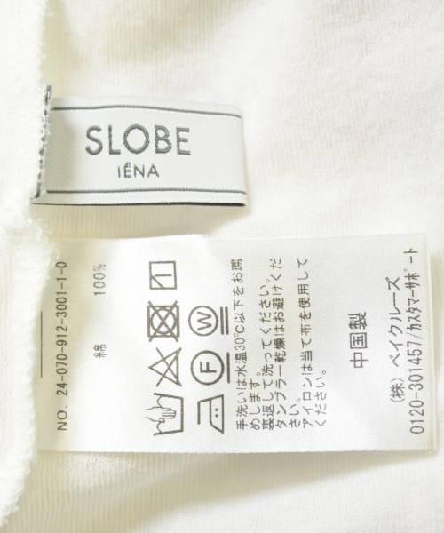 SLOBE IENA（スローブイエナ）Tシャツ・カットソー 白 サイズ:F レディース/2200697000040