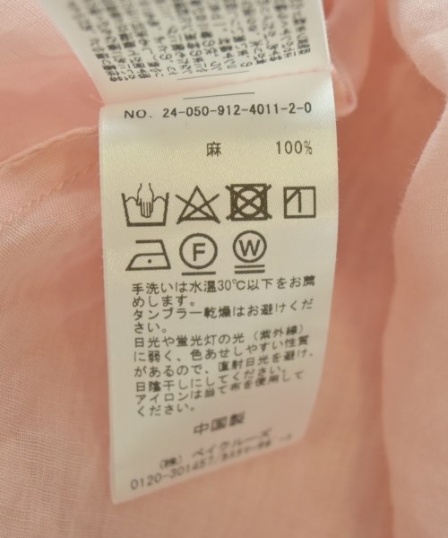 SLOBE IENA（スローブイエナ）ブラウス ピンク サイズ:F レディース/2200698510036