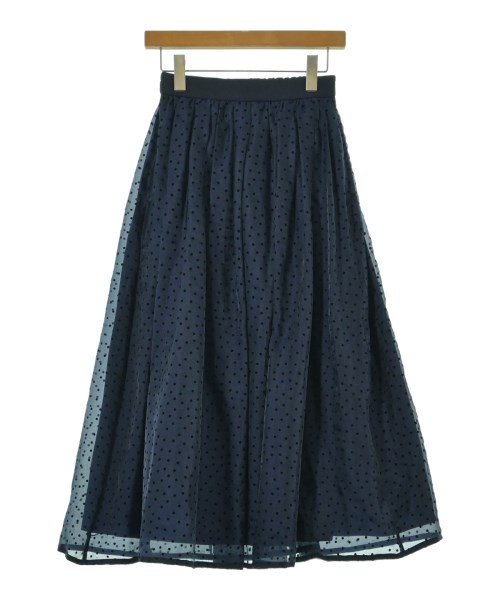 SLOBE IENA(スローブイエナ)ロング・マキシ丈スカート 紺 サイズ:36(S位)/2200647297049