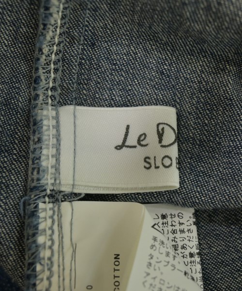 SLOBE IENA（スローブイエナ）シャツワンピース 紺 サイズ:F レディース/2200650626010