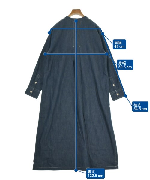 SLOBE IENA（スローブイエナ）シャツワンピース 紺 サイズ:F レディース/2200650626010