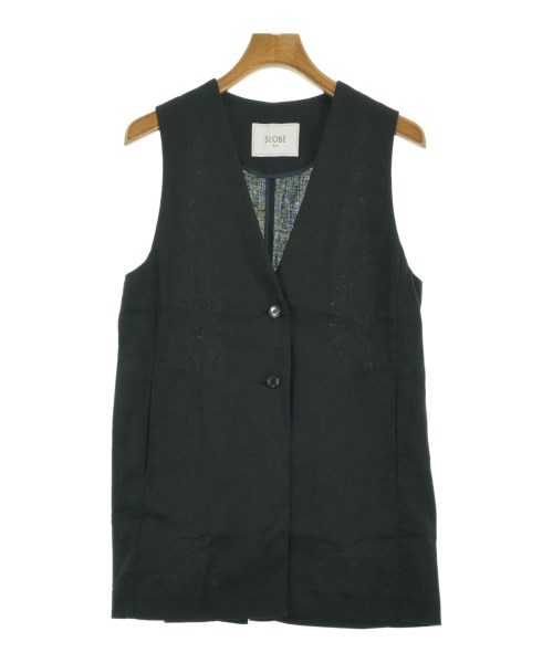 SLOBE IENA(スローブイエナ)ベスト 黒 サイズ:-(M位)/2200652247022