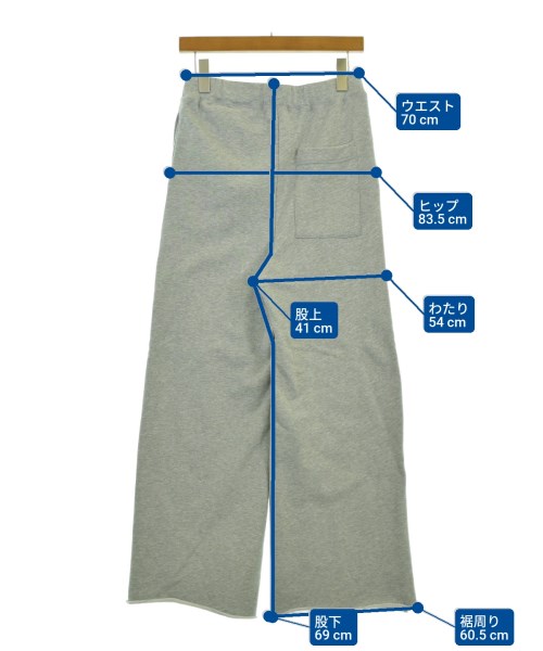 SLOBE IENA（スローブイエナ）スウェットパンツ グレー サイズ:38(M位) レディース/2200656191024