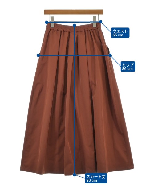 SLOBE IENA（スローブイエナ）ロング・マキシ丈スカート 茶 サイズ:38(M位) レディース/2200648354017