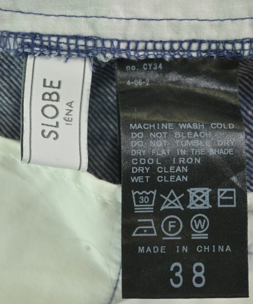 SLOBE IENA（スローブイエナ）オールインワン/サロペット 青 サイズ:38(M位) レディース/2200648774167
