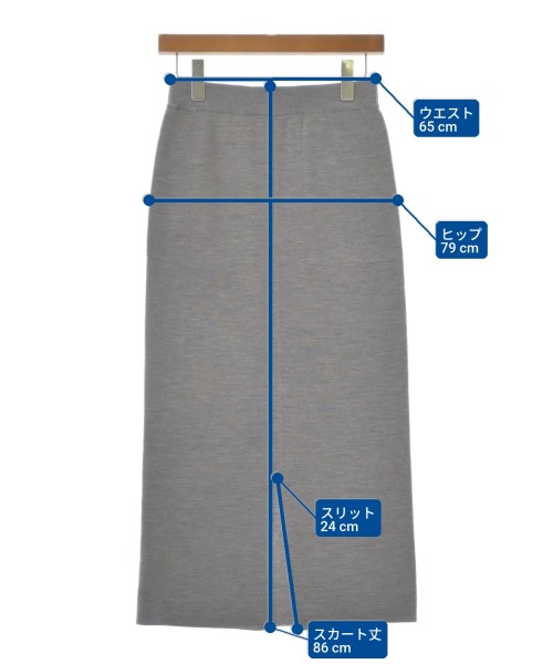SLOBE IENA（スローブイエナ）ロング・マキシ丈スカート グレー サイズ:-(M位) レディース/2200652501025