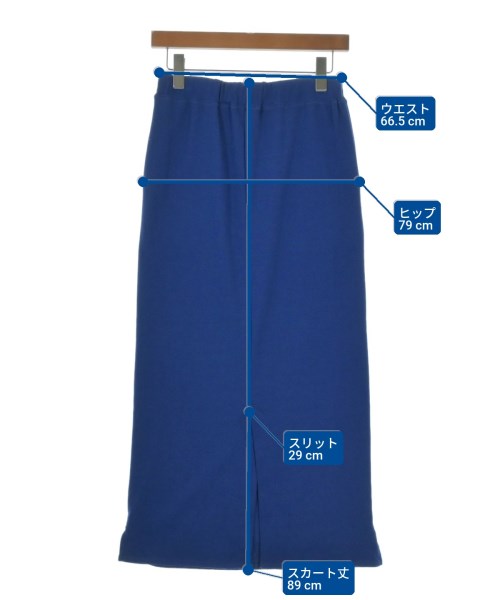 SLOBE IENA（スローブイエナ）ロング・マキシ丈スカート 青 サイズ:-(M位) レディース/2200651605090