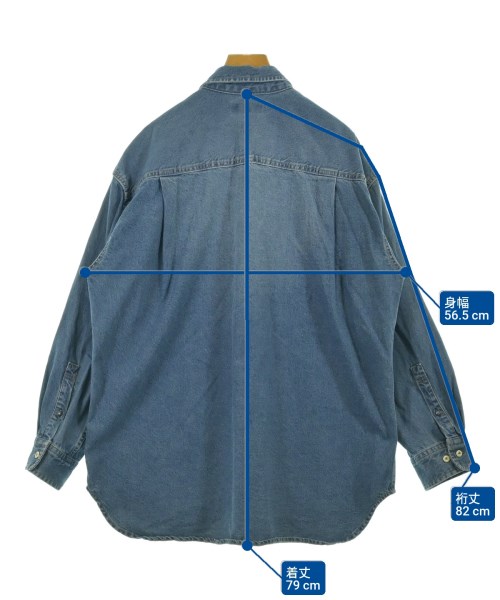 SLOBE IENA（スローブイエナ）カジュアルシャツ 青 サイズ:F レディース/2200652982022