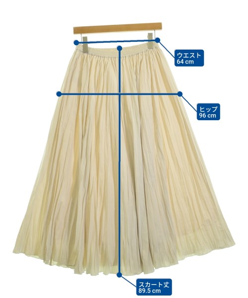 SLOBE IENA（スローブイエナ）ロング・マキシ丈スカート 白 サイズ:-(M位) レディース/2200653567044