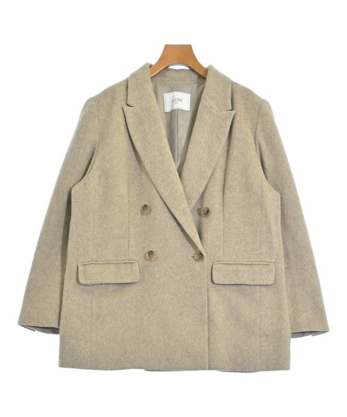 SLOBE IENA(スローブイエナ)テーラードジャケット ベージュ サイズ:F/2200658974021