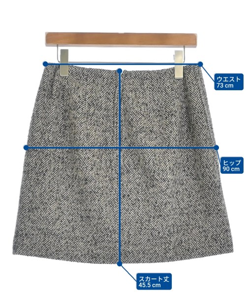 SLOBE IENA（スローブイエナ）ミニスカート グレー サイズ:38(M位) レディース/2200658697029