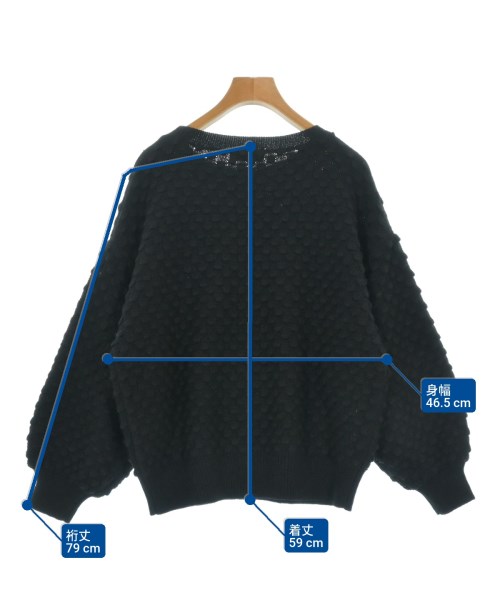 SLOBE IENA（スローブイエナ）ニット・セーター 黒 サイズ:-(M位) レディース/2200658697050