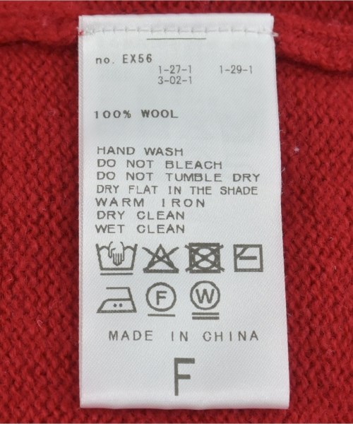 SLOBE IENA（スローブイエナ）ニット・セーター 赤 サイズ:F レディース/2200658697067