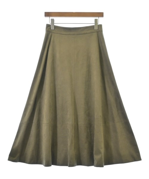 SLOBE IENA(スローブイエナ)ひざ丈スカート カーキ サイズ:38(M位)/2200658697098