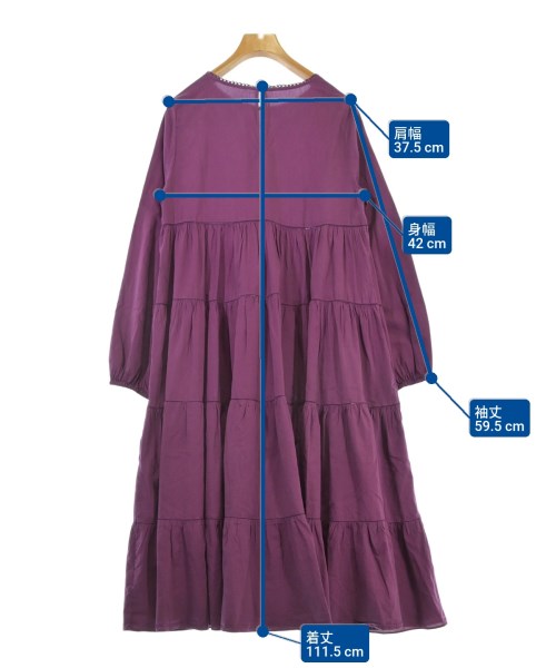 SLOBE IENA（スローブイエナ）ワンピース 紫 サイズ:F レディース/2200658613036